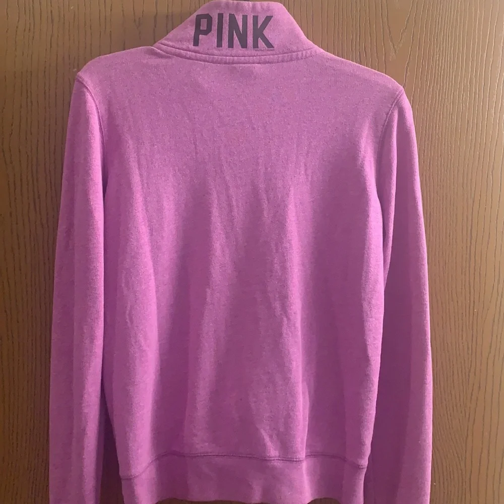 Victoria’s Secret Pink 1/4 Zip Front Sweatshirt